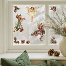 Load image into Gallery viewer, Flower Fairies Window Stickers - Winter
