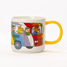 Load image into Gallery viewer, Richard Scarry Mug - Rainbow Bus
