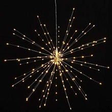 Load image into Gallery viewer, Hanging Starburst Light - Silver - Mains Operated - Gazebogifts

