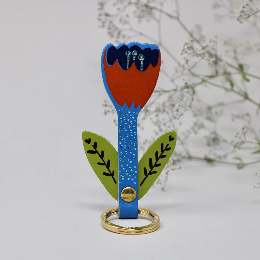 Ark - Tulip Key Fob - Cornflour Blue