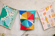 Load image into Gallery viewer, 100% Organic Cotton Mini Blanket - Pie Chart
