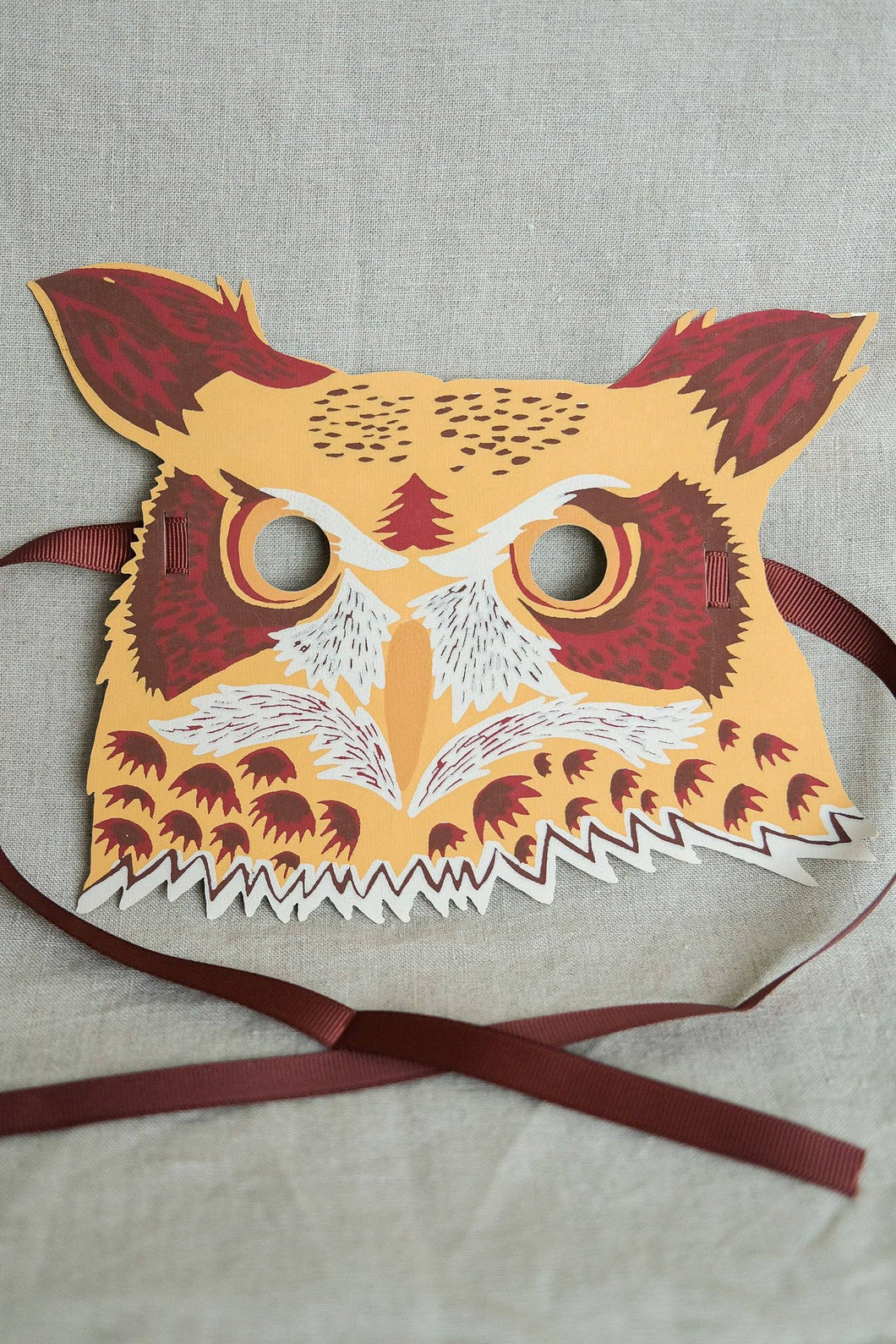 Owl Mask Greeting Card by East End Press