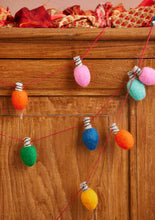Load image into Gallery viewer, Felt String Of Lights Garland
