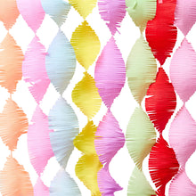 Load image into Gallery viewer, Bright Banquet Crepe Streamers - Pack of 8
