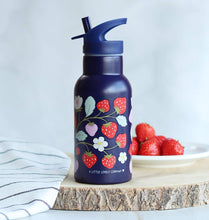 Load image into Gallery viewer, Stainless Steel Water Bottle - Strawberries
