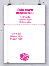 Load image into Gallery viewer, A6 Art Postcard By David Shrigley - Droppings For Sale
