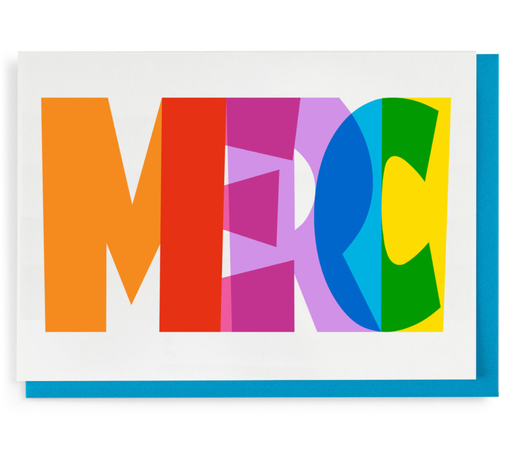 Pressink - Merci  Greeting Card by Archivist