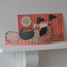 Load image into Gallery viewer, Giant Mantelpiece Menagerie Card - The Dog by Cambridge Imprint
