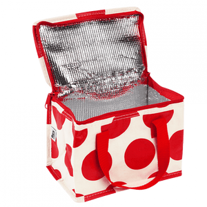 Red On White Spotlight Lunch Bag