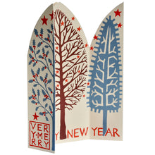 Load image into Gallery viewer, Extra Special Triptych Card - Winter Trees by Cambridge Imprint
