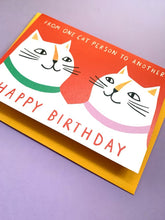 Load image into Gallery viewer, Kitty Kenda Birthday Card - Cat Person
