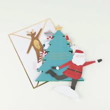 Load image into Gallery viewer, Meri Meri Festive Honeycomb Tree Christmas Card
