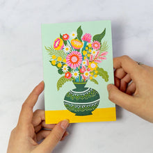 Load image into Gallery viewer, Maz Leyden Greeting Card - Flowers in a Vase 1
