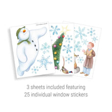 Load image into Gallery viewer, The Snowman Window Stickers
