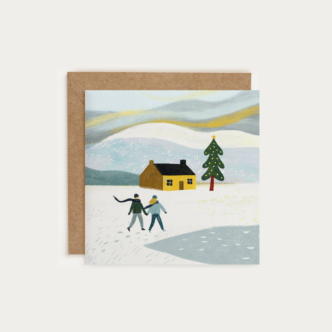 Oldfield Design Co Greetings Card - Christmas Walk