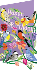 Birdhaven Happy Birthday Lasercut Card - Roger La Borde