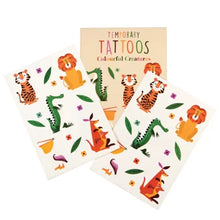 Load image into Gallery viewer, Temporary Tattoos Colourful Creatures by Rex
