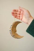 Load image into Gallery viewer, East End Press Board Decoration - Shimmering Man On The Moon
