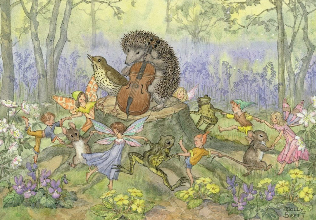 Dancing Time Greeting Card by The Porch Fairies