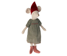 Load image into Gallery viewer, Maileg Christmas Mouse, Medium - Girl
