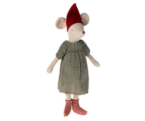 Maileg Christmas Mouse, Medium - Girl