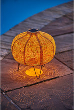 Load image into Gallery viewer, Lightstyle London - Solar Lantern - Pumpkin Yellow
