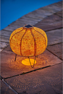 Lightstyle London - Solar Lantern - Pumpkin Yellow