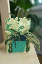 Load image into Gallery viewer, East End Press C5 Greeting Card - Concertina Plant Pot
