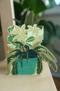 East End Press C5 Greeting Card - Concertina Plant Pot