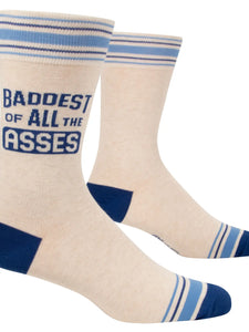 Baddesr Of  All The Asses Men’s Crew Socks by Blue Q