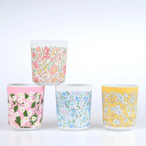 Meri Meri - Liberty Print Reusable Cups - Set Of 4