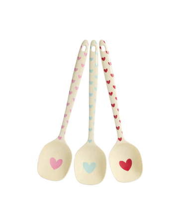 Rice DK - Melamine Cooking Spoon - Favourite Hearts
