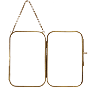 Brass Hanging Frame - Rounded Edge 13x20cm