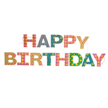 Load image into Gallery viewer, East End Press Paper Garland - Bright Happy Birthday
