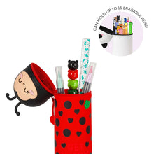 Load image into Gallery viewer, Legami 2 In 1 Silicone Pencil Case - Ladybug
