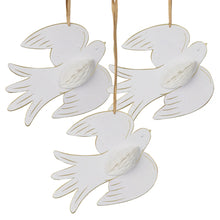 Load image into Gallery viewer, Dove Hanging Decorations Set Of 3 by Taking Tables
