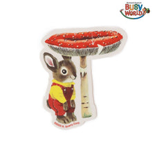 Load image into Gallery viewer, Richard Scarry Sticker - Nicholas Bunny Mushroom
