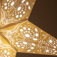 Load image into Gallery viewer, Paper Star Lantern - Lace Natural Stone

