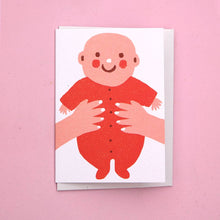 Load image into Gallery viewer, A7 Mini Greeting Card - Red Baby
