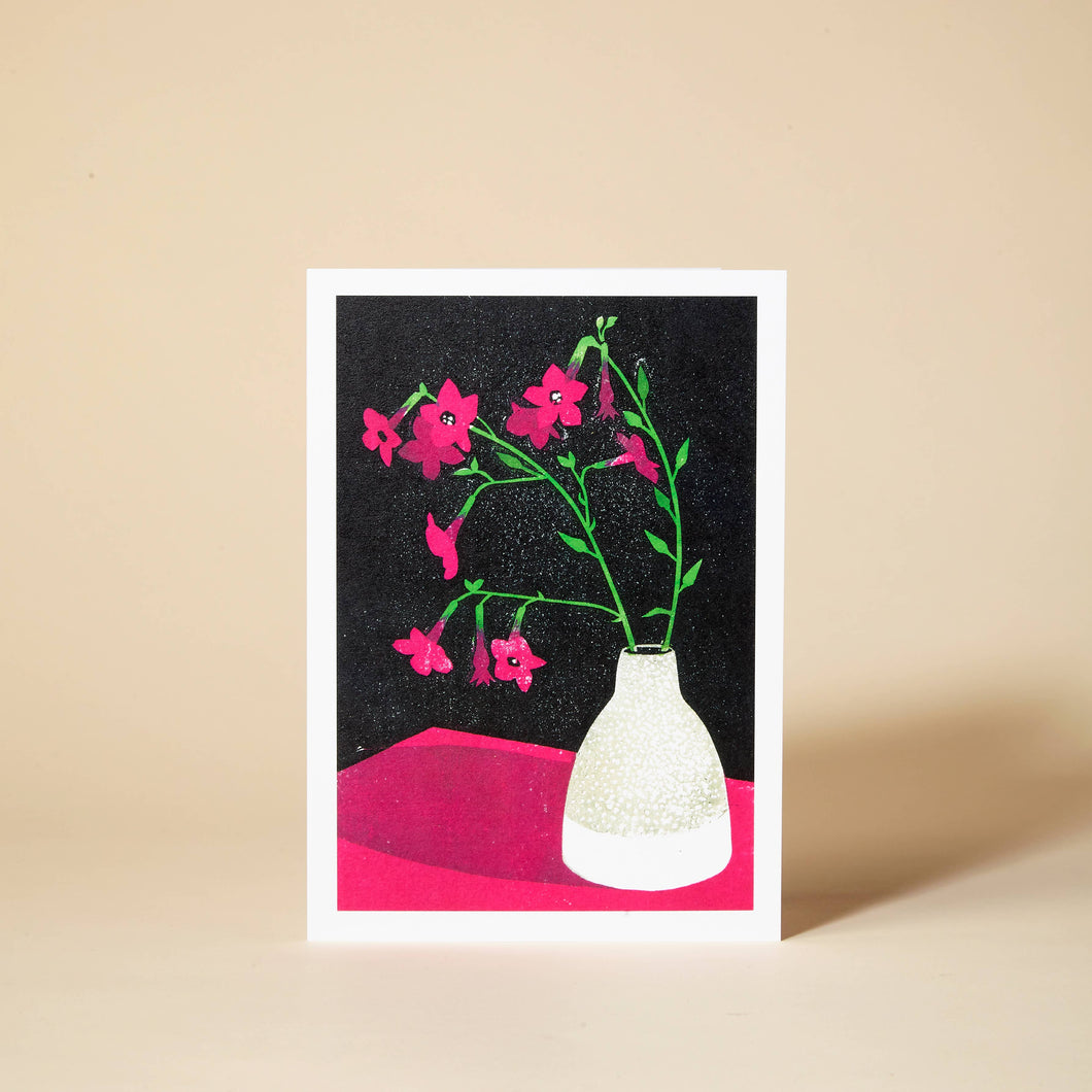 Nicotiana Greeting Card