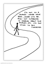 Load image into Gallery viewer, Funny A6 Art Postcard By David Shrigley - Buy Cigarettes
