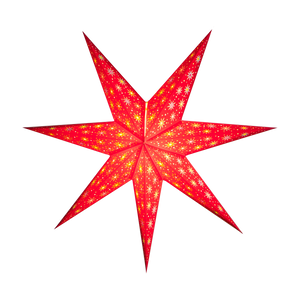 Paper Star Lantern - Spirit Red
