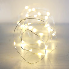 Load image into Gallery viewer, close up of silver string lights
