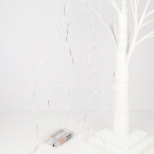Load image into Gallery viewer, 30 Battery Powered LED Silver Wire String Lights by Lisa Angel | £4.99. Stunning sparkly silver string lights powered by 3 AA batteries. 

