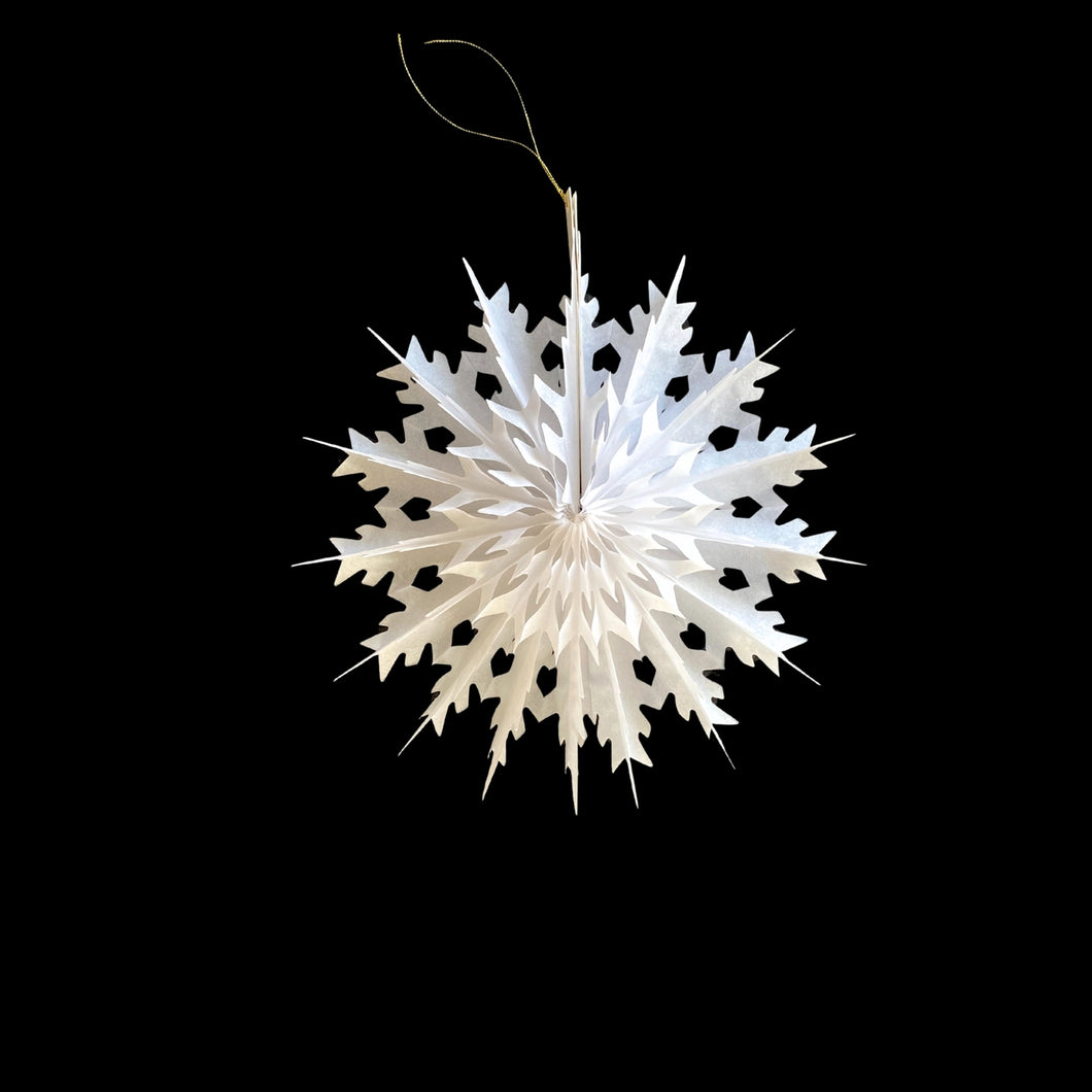 Petra Boase Paper Fan Snowflake -  Small Spike