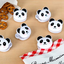 Load image into Gallery viewer, Set of 6 Panda Bag Clips by Rex
