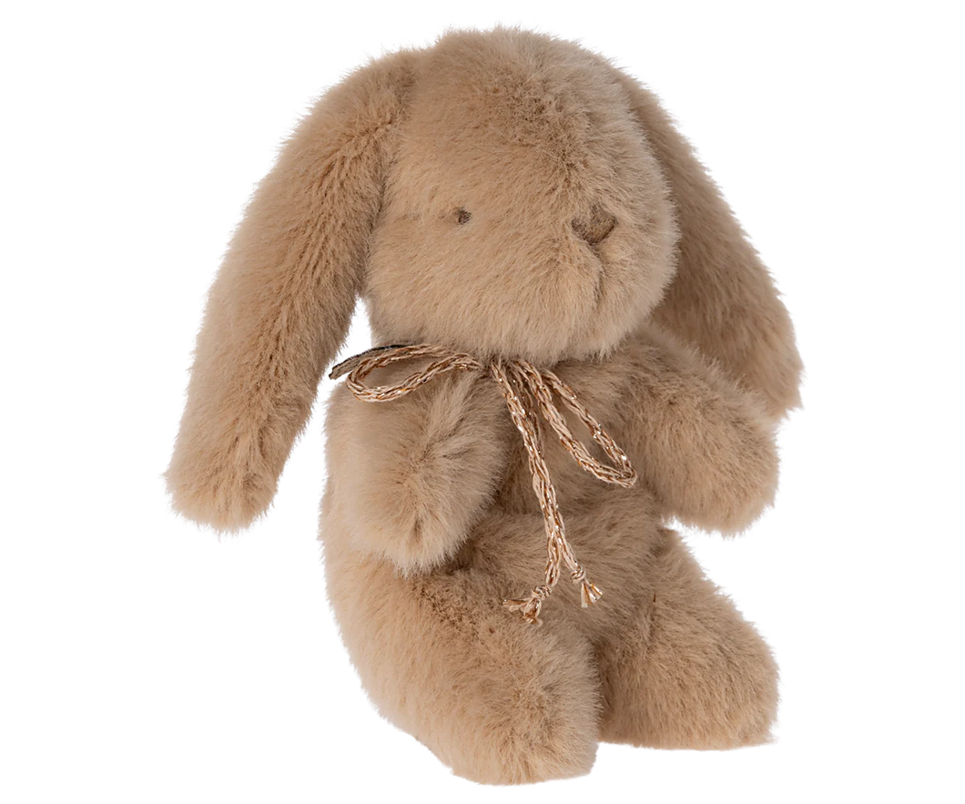 Maileg Mini Plush Bunny - Cream Peach