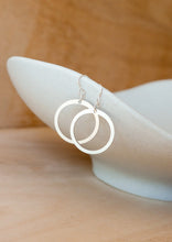 Load image into Gallery viewer, Pivot Silver Hoop Earrings - Angie
