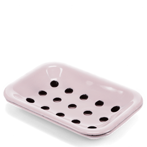 Enamel Soap Dish - Pink