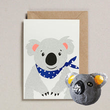 Load image into Gallery viewer, Japanese Paper Balloon Card - Koala
